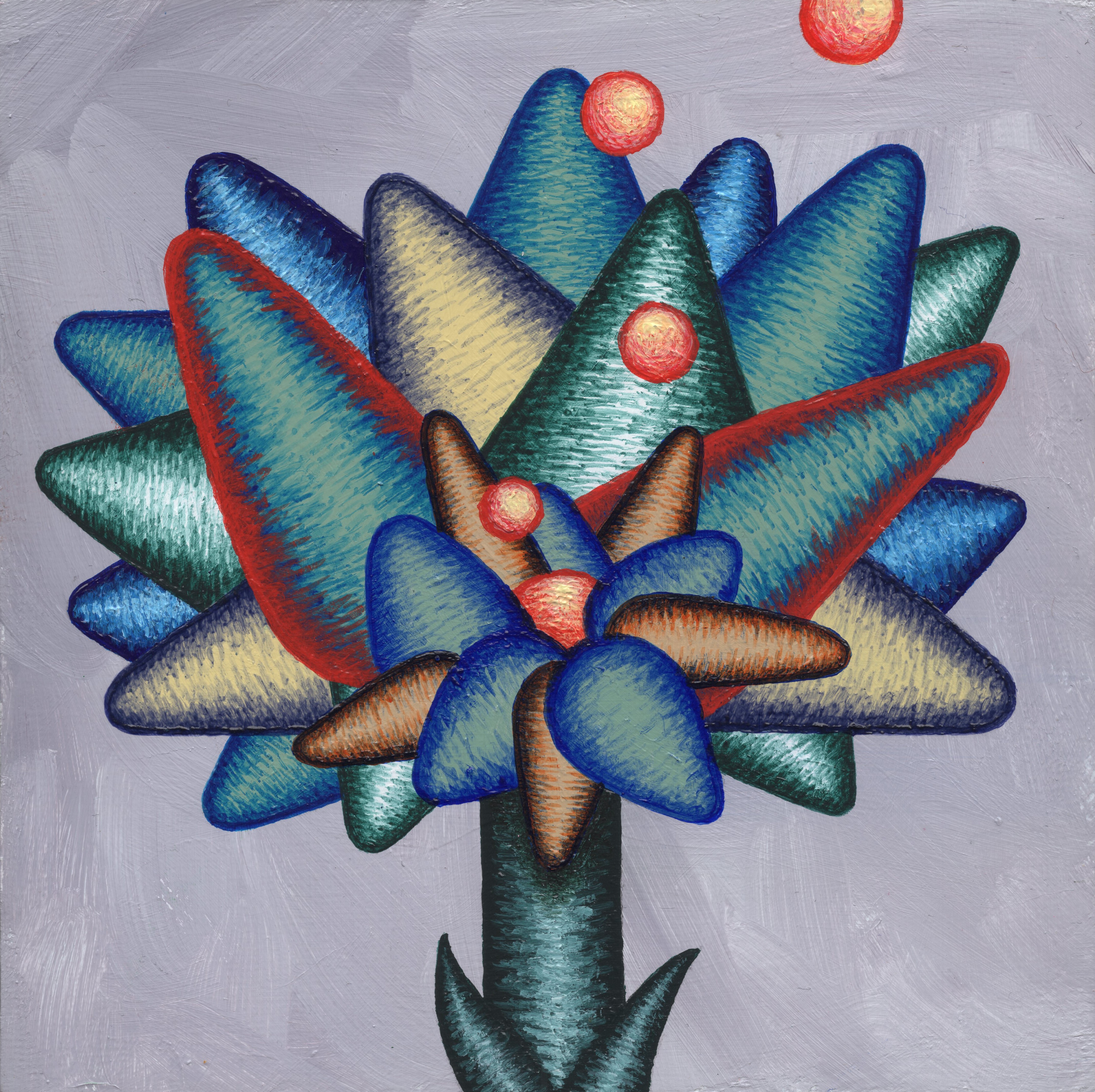 Apology Flower No. 20, 2024, 6in x 6in